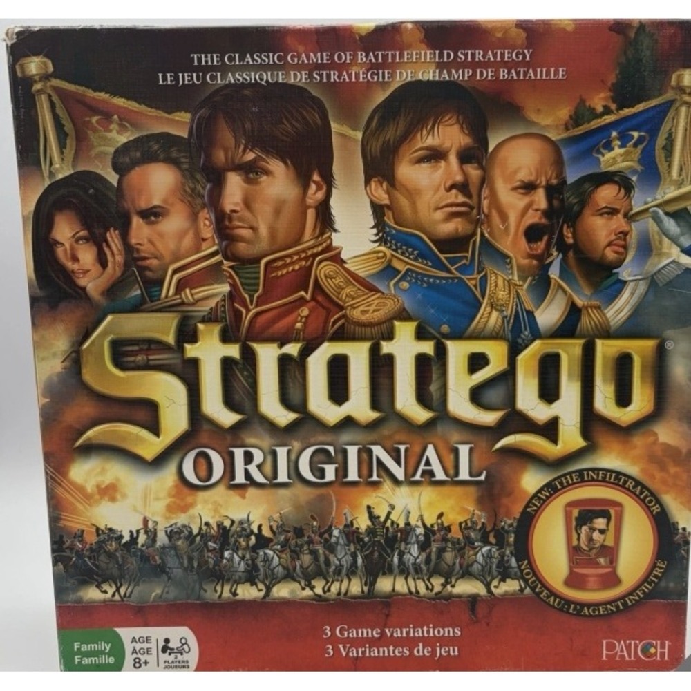 Stratego Original COMPLETE PlayMonster 2016 Strategy War Spy Battle Board Game